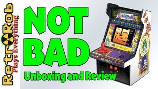 Dig Dug My Arcade Mini Arcade Unboxing Review and Gameplay [upl. by Larrisa443]