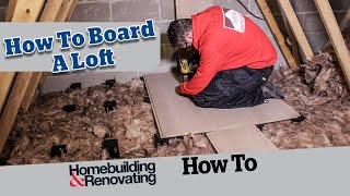 How to Board a Loft  ADVICE  Homebuilding [upl. by Asilaj]