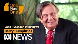 Barry Humphries the talent behind Dame Edna Everage and Sir Les Patterson  One Plus One  ABC News [upl. by Aita]