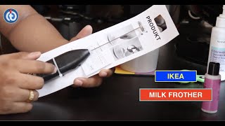 IKEA MILK FROTHER Review amp Battery Installation [upl. by Korrie]