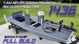 JAW DROPPING JON BOAT TO BASS BOAT FULL BUILD  From Start to Finish [upl. by Onia]