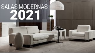 SALAS MODERNAS 2021 Tendencias en DECORACIÓN DE INTERIORES [upl. by Nor773]