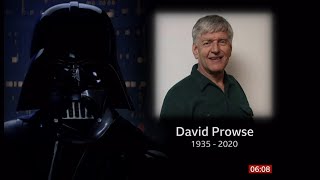 David Prowse passes away 1935  2020 UK  BBC News  29th November 2020 [upl. by Thar]