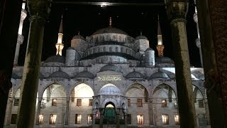 Fajr Adhan at the Blue Mosque Sultan Ahmed Mosque Istanbul [upl. by Kashden73]