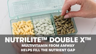 Double X Multivitamin Helps Fill the Nutrient Gap  Amway [upl. by Darci]