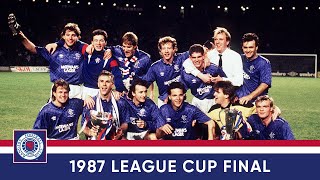 ASLIVE  Rangers v Aberdeen  1987 League Cup Final [upl. by Aenneea81]