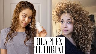 My Olaplex Tutorial  Curly Hair [upl. by Graehl]