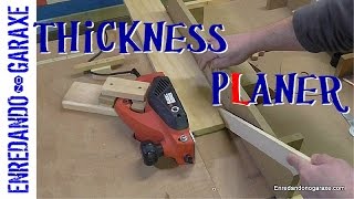 Homemade thickness wood planer machine [upl. by Woodrow]