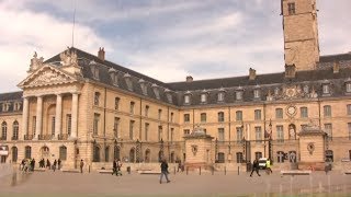 Dijon France • The Impressive Notre Dame de Dijon and Local Dijon Mustard Shops [upl. by Sundberg911]