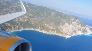 Condor A321  TOGA full power take off from Skiathos LGSK [upl. by Adyam182]