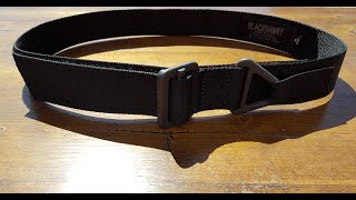 Review of the BLACKHAWK CBQRiggers Tactical Belt [upl. by Leeanne679]