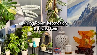 Living Room Decoration  Indoor Plant Tour  Gardening UK [upl. by Ikey600]