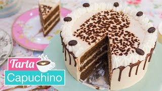 Tarta Capuchino  Cappuccino Cake  Quiero Cupcakes [upl. by Brendis]