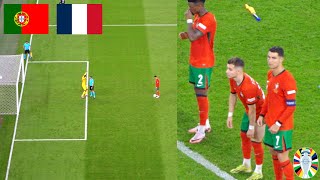 Portugal vs France Full Penalty Shootout  Reactions After The Match Fan View [upl. by Castillo970]