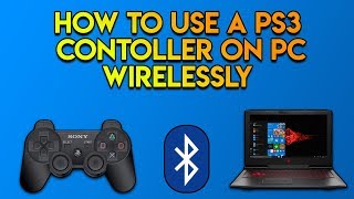 How To Use A PS3 Controller On A PC Wirelessly [upl. by Hal]