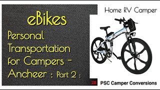 P2 Ancheer Electric Bicycle Bike Review Speed Tests Peddle Assist Road Test eBikes for Campers [upl. by Russo]