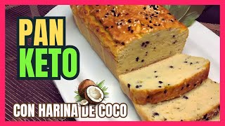 👩‍🍳🍞 PAN KETO con harina de COCO 🥥 [upl. by Westberg16]