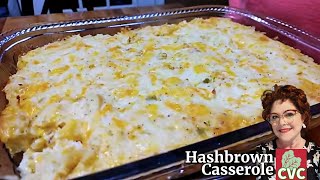 Hashbrown Casserole  Taste like Cracker Barrels  Our Familys Go to Recipe [upl. by Osnola979]