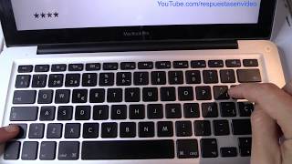 Cómo poner ASTERISCO en MAC   Teclado Mac MacBook Pro Air [upl. by Akirdnuhs653]