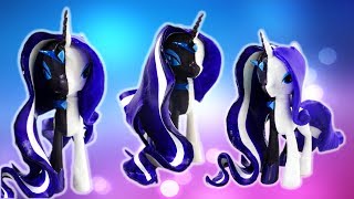 Nightmare Rarity and Rarity Split Pony Transformation  My Little Pony Custom Tutorial [upl. by Ingalls978]