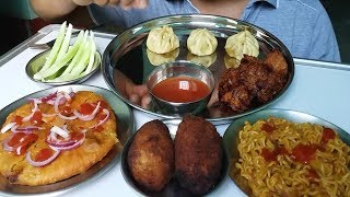 Spicy Indian Food Mukbang Eating [upl. by Bounds]