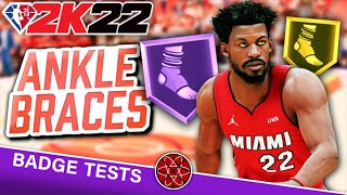 NBA 2K22 Best Defensive Badges  On Ball Defense Tips  Ankle Braces Badge Study [upl. by Weiss]