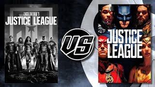 Zack Snyders Justice League 2021 VS Justice League 2017 [upl. by Elem]