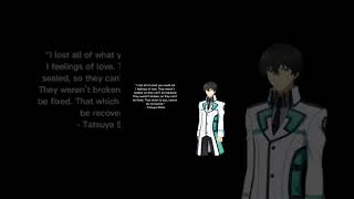 Tatsuya Shiba Quotes  Genius young wizard with the nickname Taurus silver [upl. by Mayor]