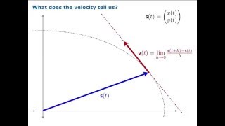 Position vectors velocity and speed [upl. by Imef780]