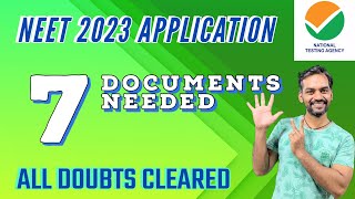 7 documents needed for NEET 2023 Application [upl. by Aiouqes]