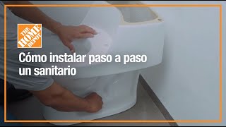 Cómo instalar paso a paso un sanitario  Baños  The Home Depot Mx [upl. by Constantina]