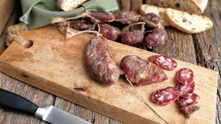 homemade Italian CACCIATORINI SALAMI DIY [upl. by Flanigan]