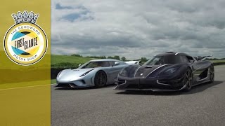 Koenigsegg Regera and One1 driving together  WORLD EXCLUSIVE [upl. by Aeki846]