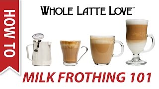 Milk Frothing for Beginners [upl. by Llemert]