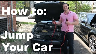 How To Jump Start a Car The EASY Way [upl. by Grishilda838]