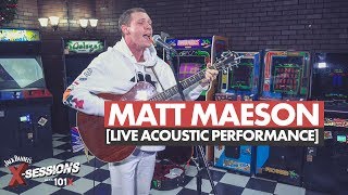 Matt Maeson quotHallucinogenicsquot quotLegacyquot amp quotCringequot LIVE Acoustic Performance  101X [upl. by Corvese]