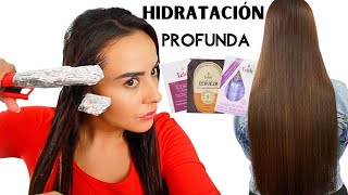 Repolarización Capilar en casa Cabello suave y mas brillante Karomakeup [upl. by Eedya]