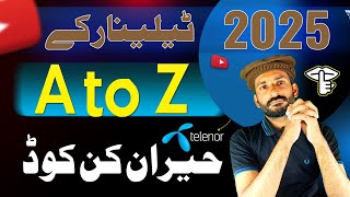 Telenor Sim All Secrets Hidden Codes Telenor Hidden Features 2025 [upl. by Justis]