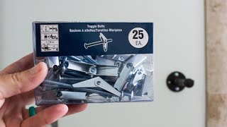 How to Install Toggle Bolts [upl. by Lizned]