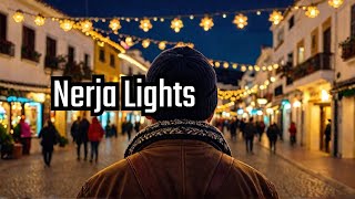 Nerja Spain Christmas lights walking tour [upl. by Dionysus]