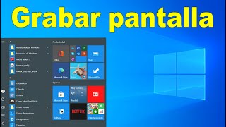 Como grabar la pantalla de tu pc [upl. by Lundberg]