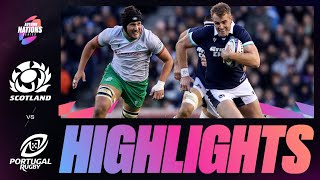 HIGHLIGHTS  SCOTLAND V PORTUGAL  AUTUMN NATIONS SERIES [upl. by Oinesra905]