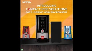 Contactless Coffee Machines by NESCAFÉ  Touchfree Tea amp Coffee in Office [upl. by Teodora]