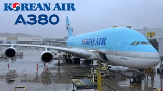 🇺🇸 Los Angeles LAX to Seoul ICN 🇰🇷 Korean Air Airbus A380  FULL FLIGHT REPORT Polar route [upl. by Derzon]