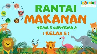 RANTAI MAKANAN Tema 5 Kelas 5 [upl. by Bucher]