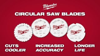 Milwaukee® Circular Saw Blades [upl. by Clovah]