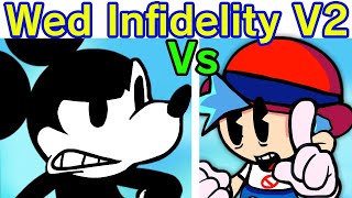 Friday Night Funkin VS Mickey Mouse  Wednesdays Infidelity Part 2 FULL Week  Cutscenes FNF Mod [upl. by Xerxes955]