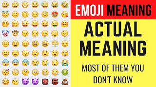 Emoji Meaning  Learn When to Use Which Emoji  All Emoji Meaning [upl. by Elocal609]