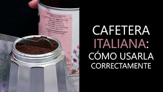 CÓMO USAR LA CAFETERA ITALIANA Guía básica para preparar café [upl. by Hong]