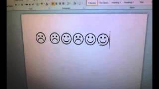 How to Make smiley frowny faces on microsoftwmv [upl. by Anyahc602]